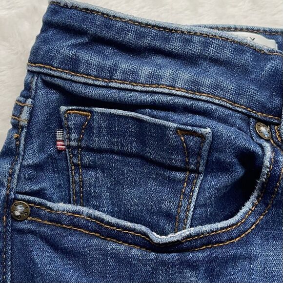 Vigoss Denim Jean Marley Shorts Women's Distressed Stretch Medium Wash Sz 27 - Picture 9 of 14